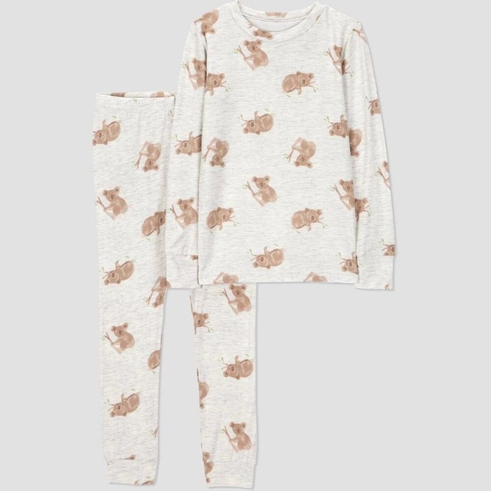 NWT 3T Toddler 2pc Short Sleeve Comfy Soft Koala Snug Fit Pajama Set - Carter's